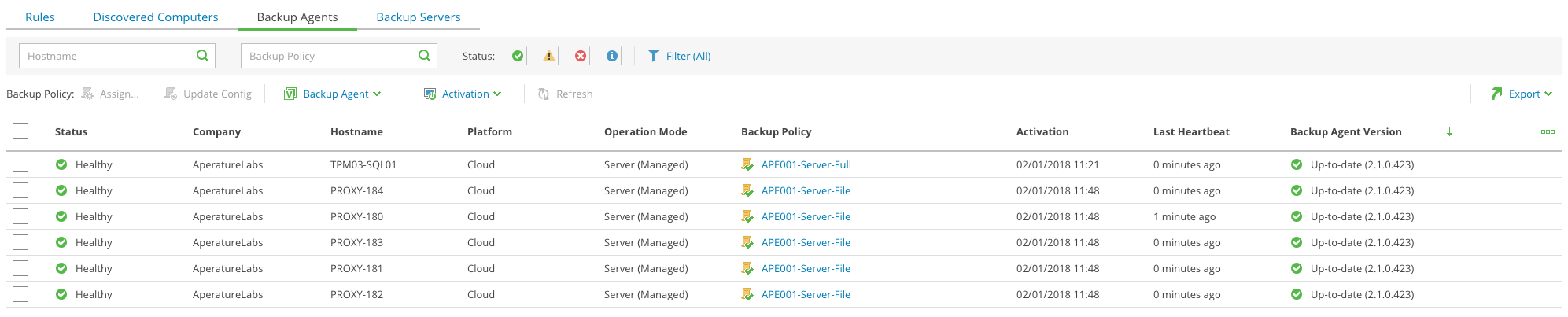 Cloud Connect Subtenants, Veeam Availability Console and Agents!
