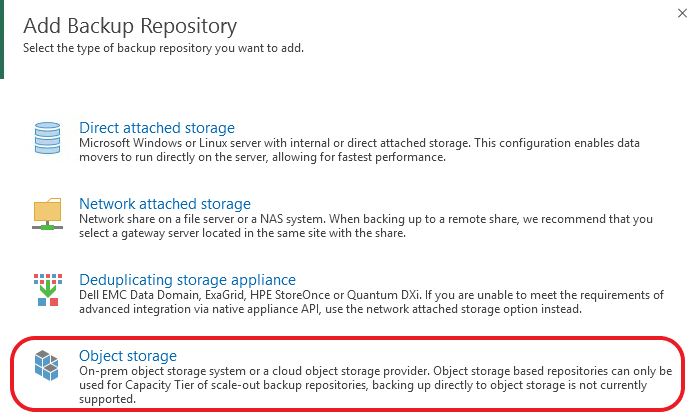 Update 4 for Service Providers - Extending Backup Repositories to Object Storage with Cloud Tier