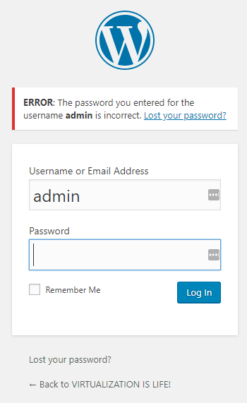 Quick Fix: Unable to Login to Wordpress Site