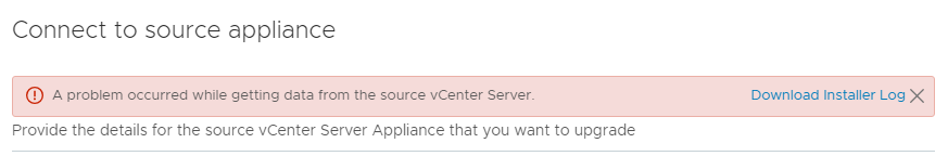 Quick Fix - Issues Upgrading VCSA due to Password Expiration