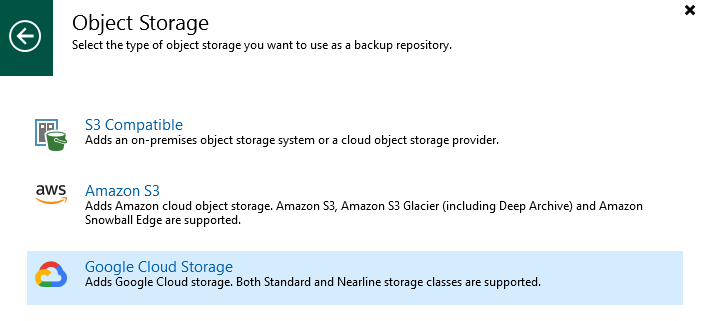 Scale Out Backup Repository Object Storage