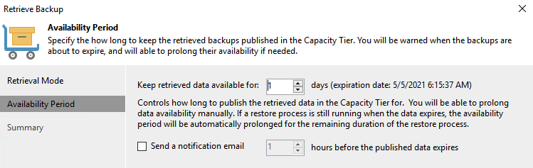 Scale Out Backup Repository Object Storage