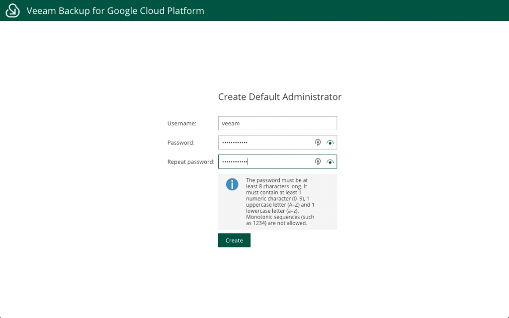 Backup GCP