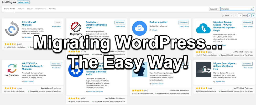 Migrating WordPress the Easy Way!